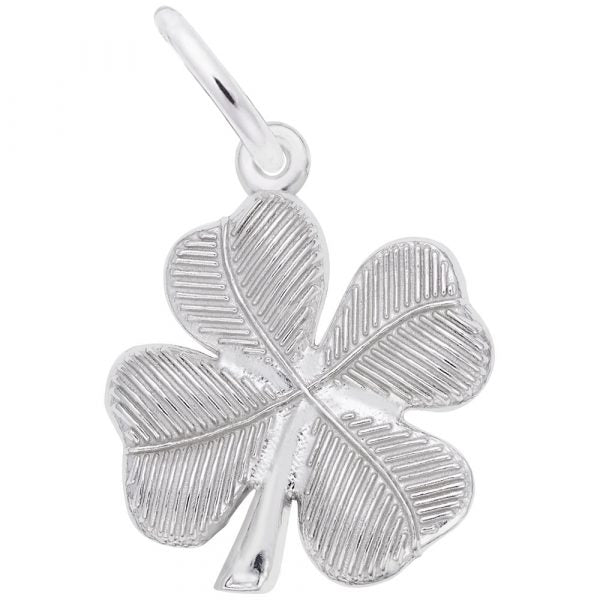 Sterling Silver 4-Leaf Clover Charm