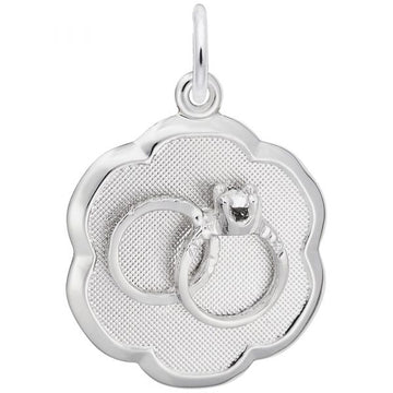 Sterling Silver Wedding Day Charm