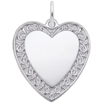 Sterling Silver Heart Charm