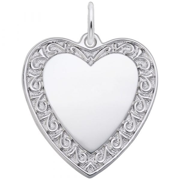 Sterling Silver Heart Charm