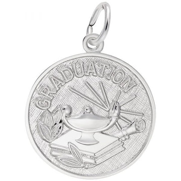 Sterling Silver Graduation Charm
