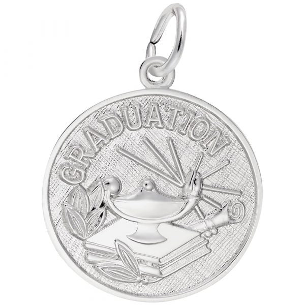 Sterling Silver Graduation Charm