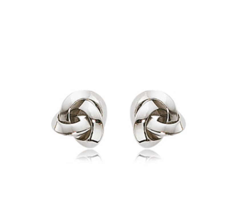 14kwg small Knot earrings